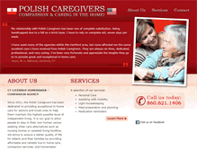 Tablet Screenshot of polishcaregiversct.com